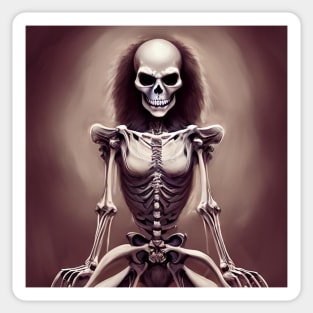 Ballet Skeleton Gothic Dancing Bones Sticker